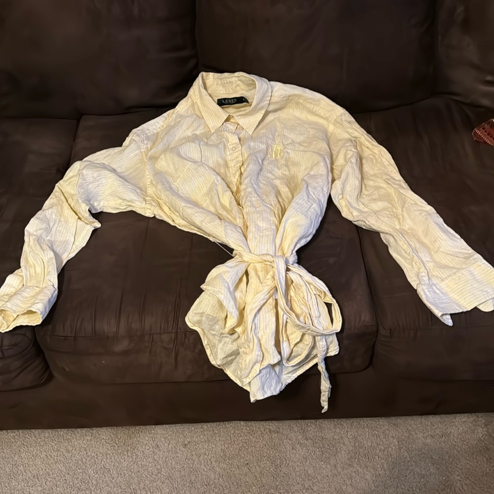 *NWOT Ralph Lauren, 100% linen womens blouse, size 1X